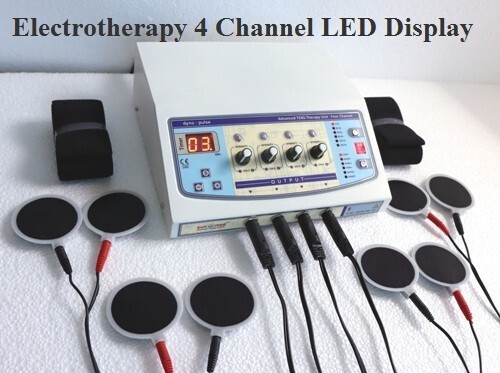 Electrotherapy DynoPlus 4 channel Unit Controlled LED Display Digital Unit Physi