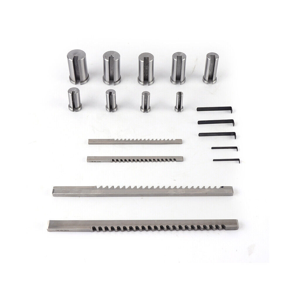 18 * HSS Keyway Broach Set Inch Size Broaches Bushings Shim CNC Metalworking Set