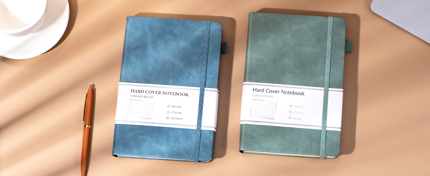 Journals Notebooks for Women Men 2 Pack: Journaling Notebooks Journals for