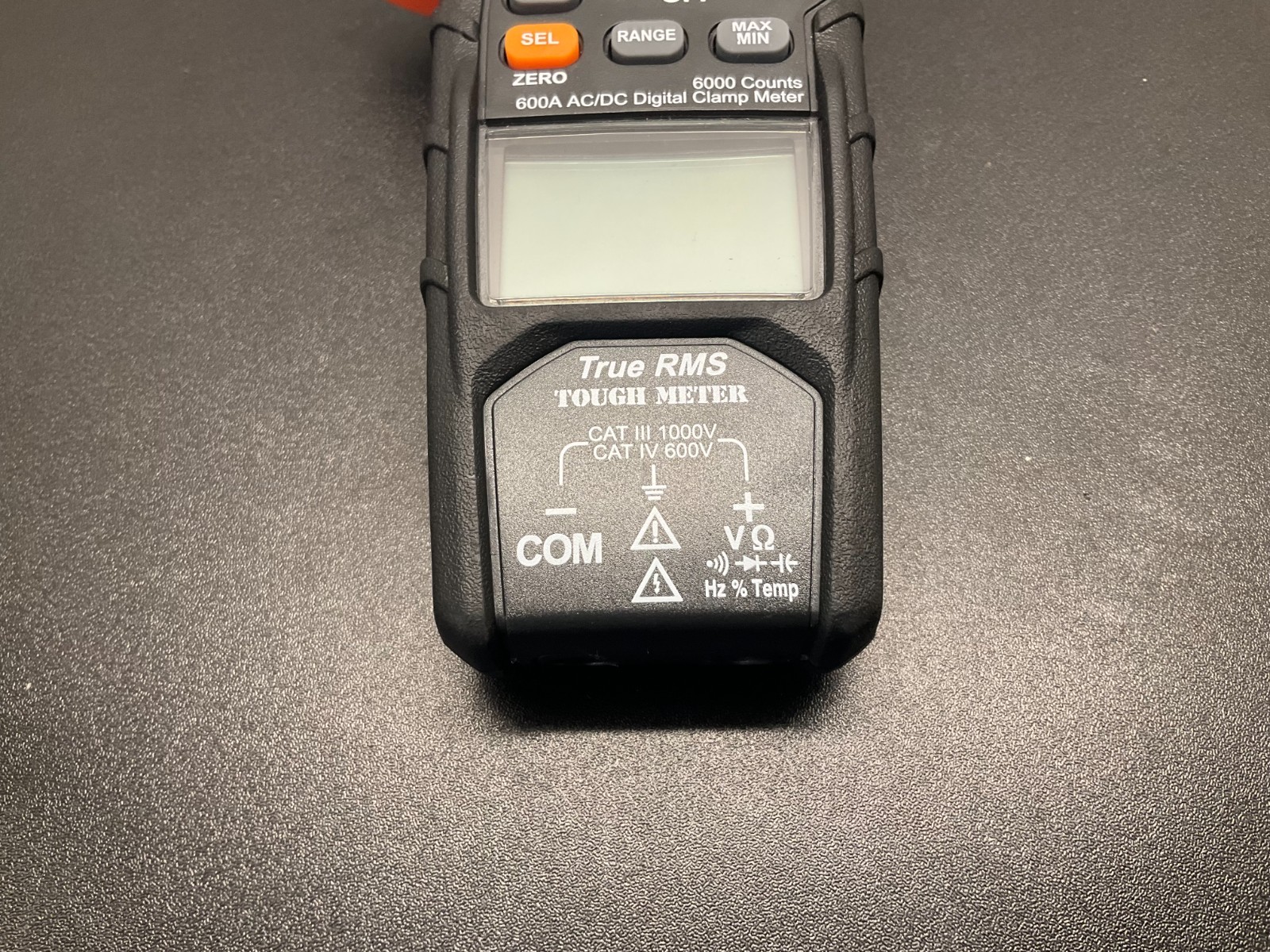 Klein Tools CL800 600A AC/DC Auto-Ranging Digital Clamp Meter.
