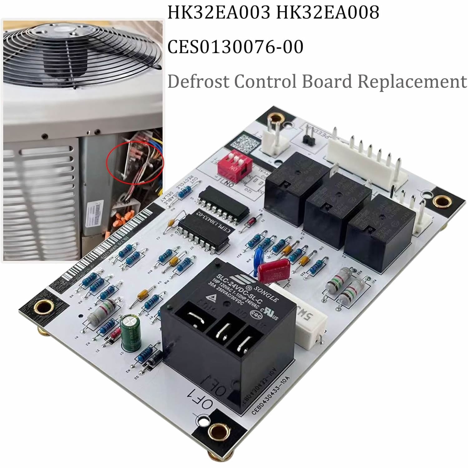 HK32EA008 HK32EA003 Furnace Control Board for Defrost Control Board Heat Pump