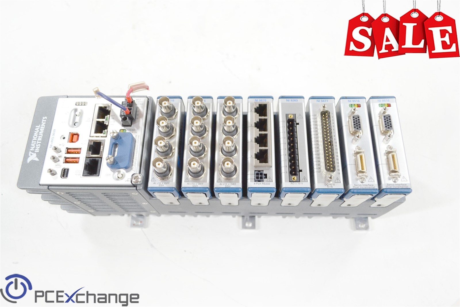 NI cRIO-9039 CompactRIO Controller Bundle w/ 2x 9516, 9477, 9263, 9870, 3x 9215