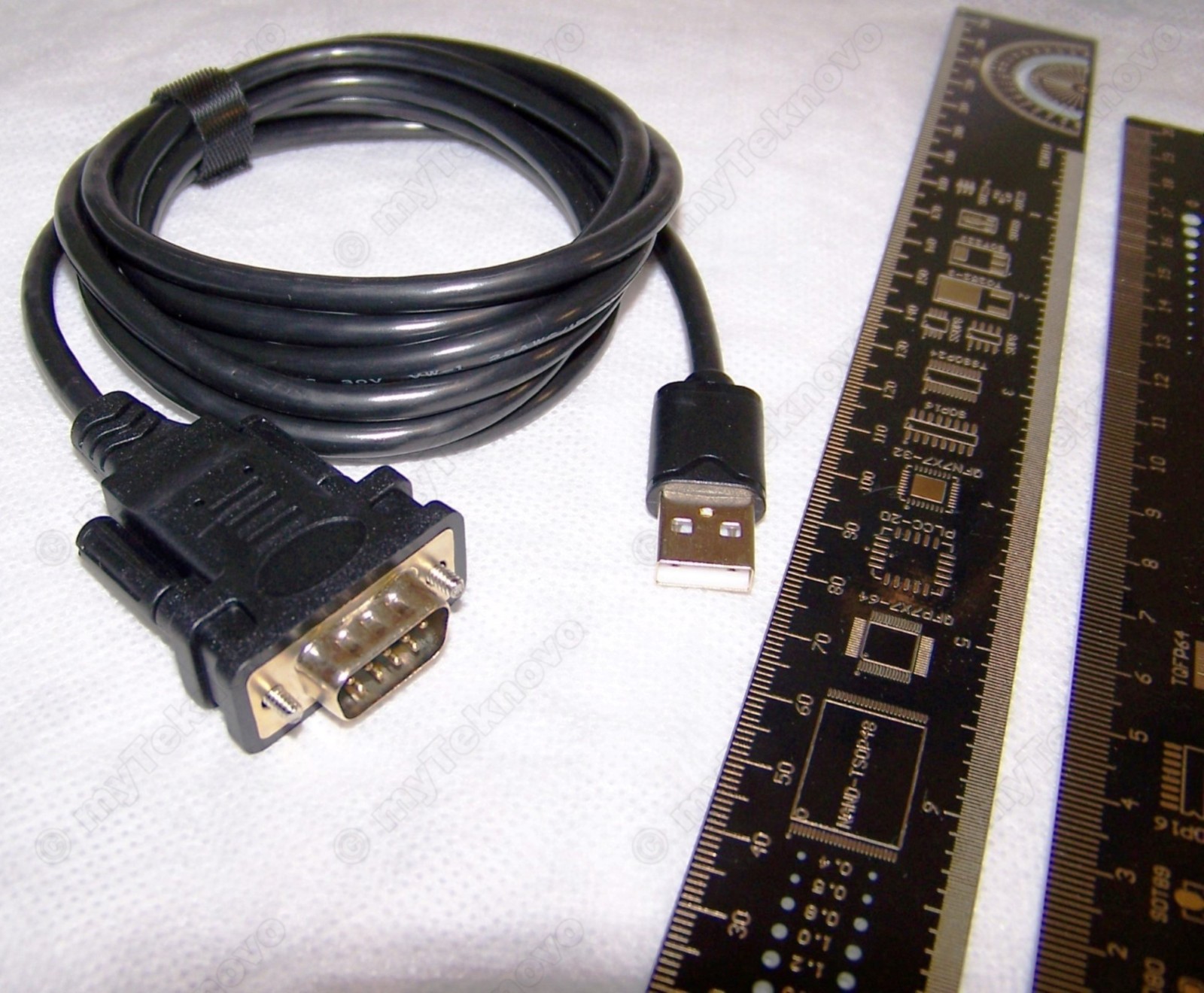 1x FTDI USB-DB9 FT232 Cable & 2x Eng. Rulers CD for HP 48G 49G 39G 38G 48GX -USA