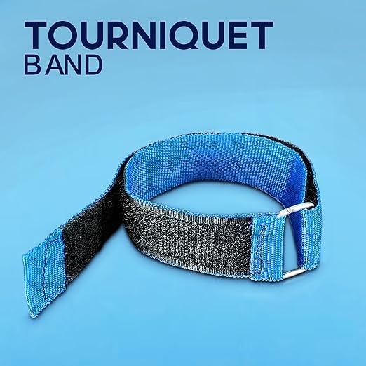 Quick Release Hook & Loop Fastener Tourniquet Band With Welcro 20 Inch Size 2 Pc