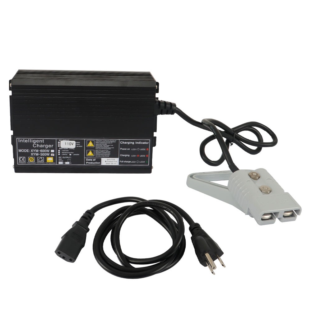 Pallet Jack Battery Charger w/ 175A Rating SB175 Connector 24Volt Floor Scrubber