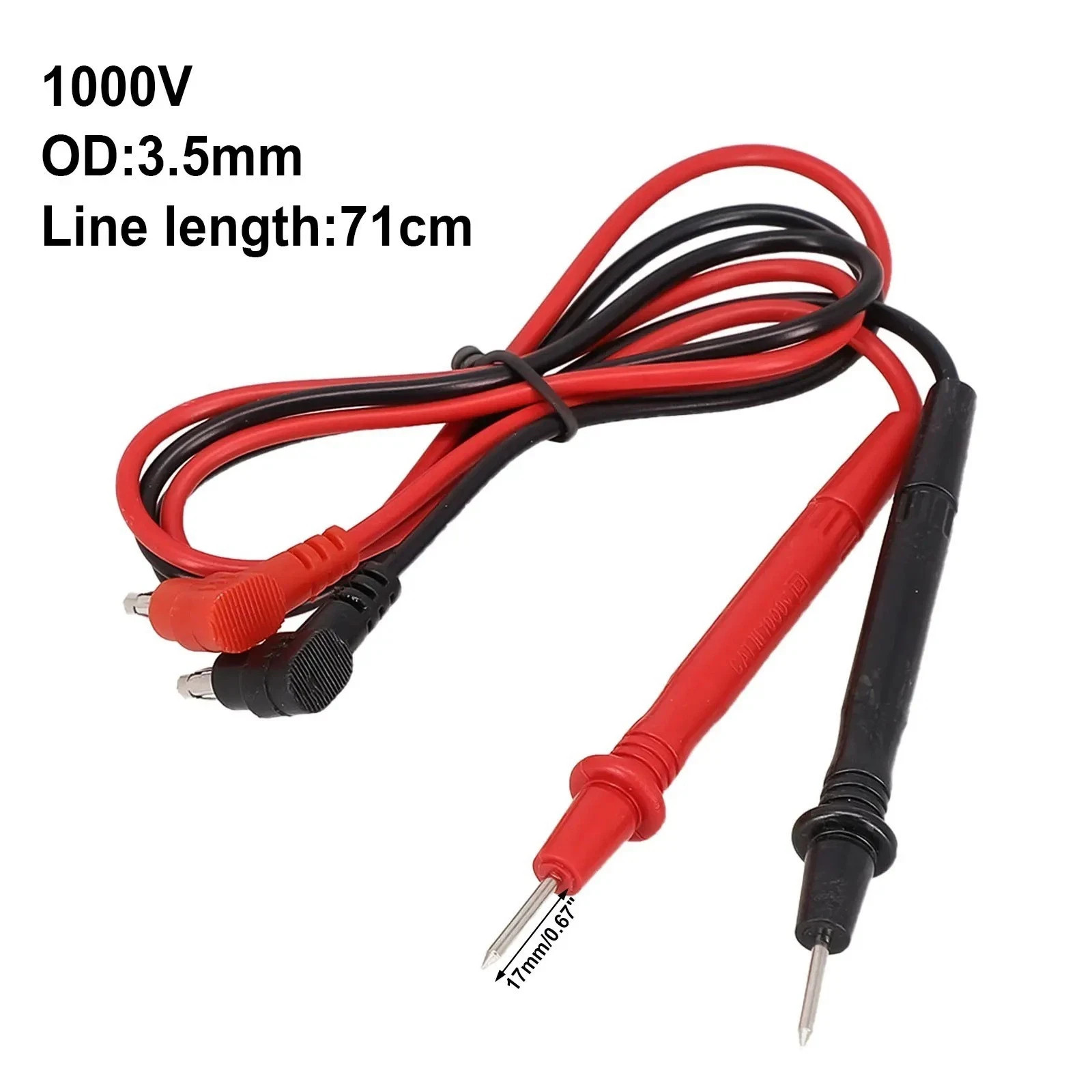 1pair 1000v 10A Multimeter Test Probes Leads Cables With Banana Connectors For I
