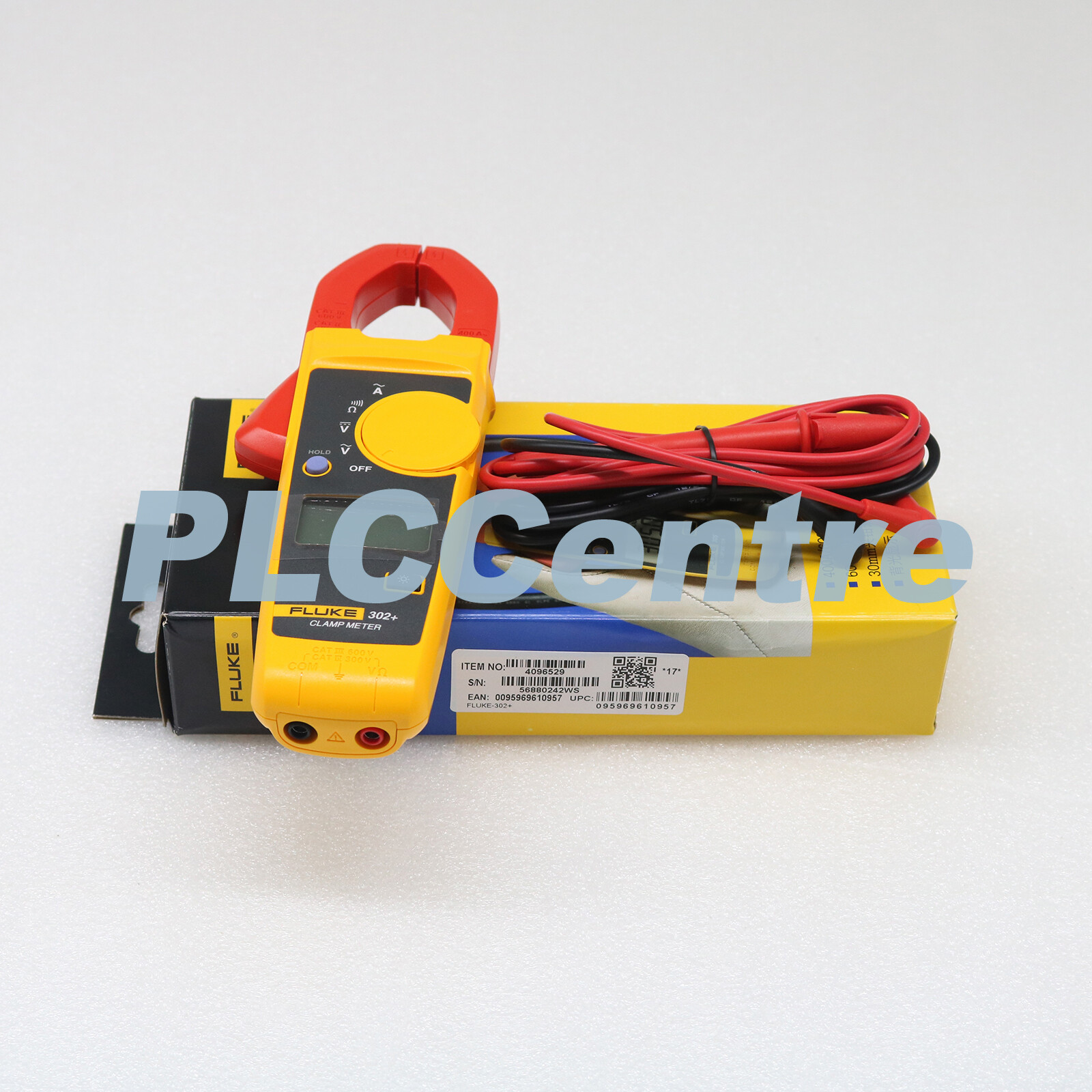 Fluke 302+ Digital Clamp Meter AC/DC New Multimeter Electronic Tester FAST SHIP