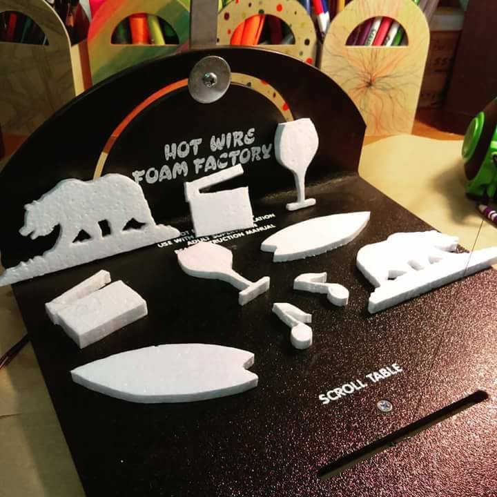 Hot Wire Foam Factory Original Scroll Table Foam Cutter #K03