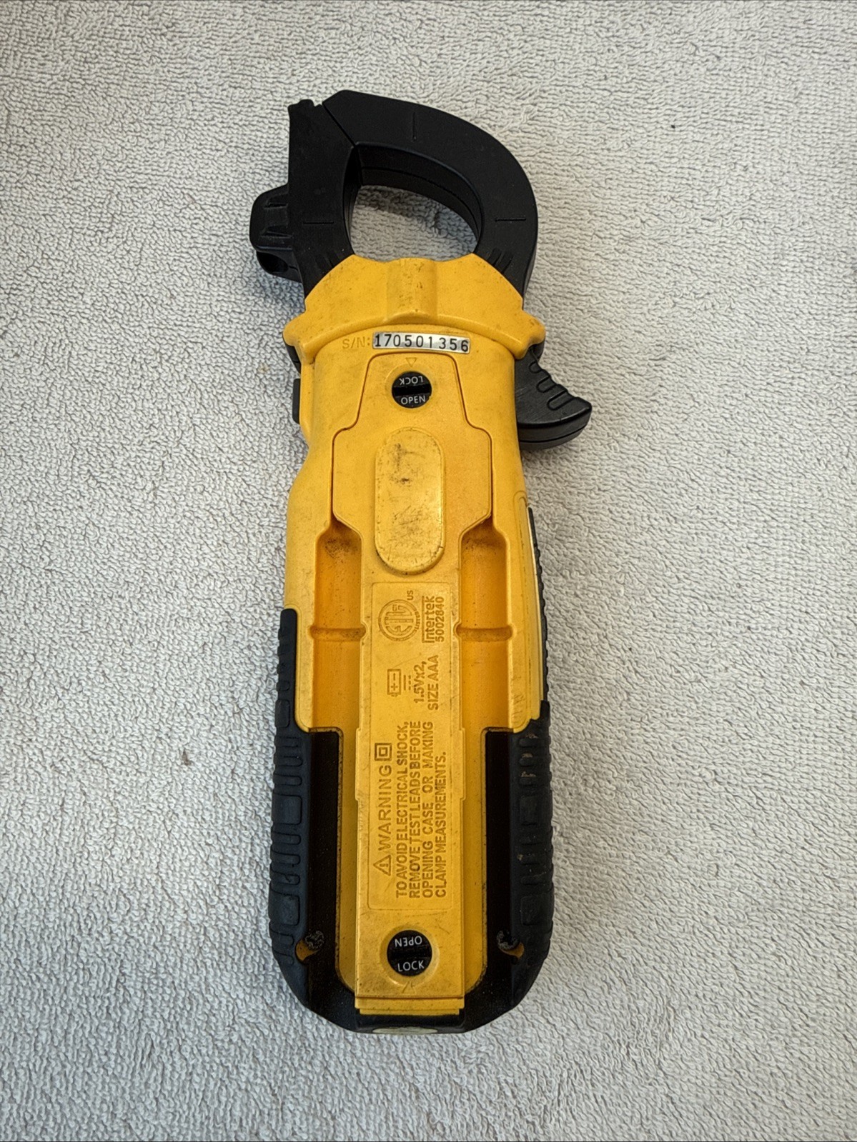 UEi DL479 True RMS Digital Clamp Meter CAT IV 600V 1000V No Leads