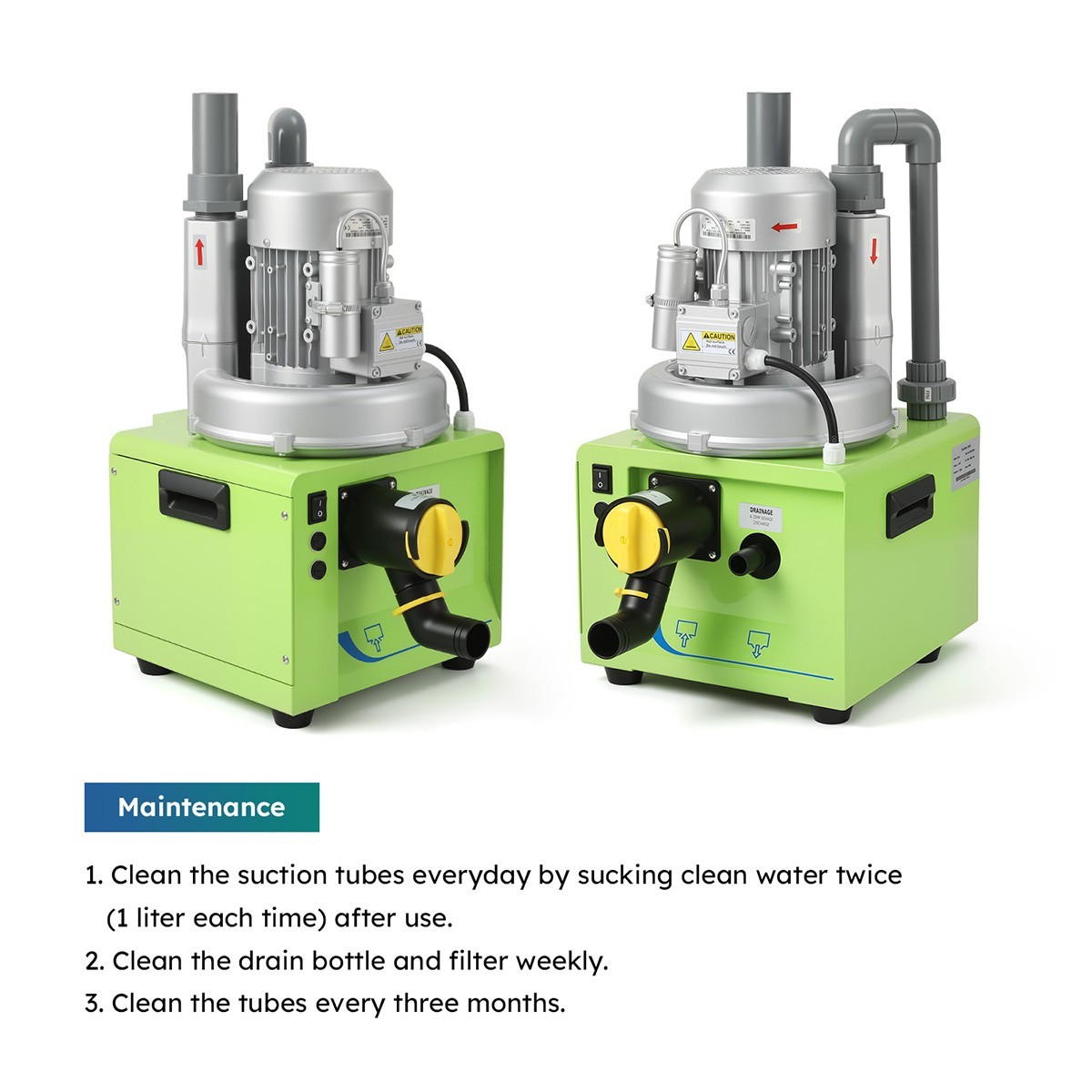 FDA Dental Silent Oil-Free Dental Air Compressor/Suction Machine Vacuum System