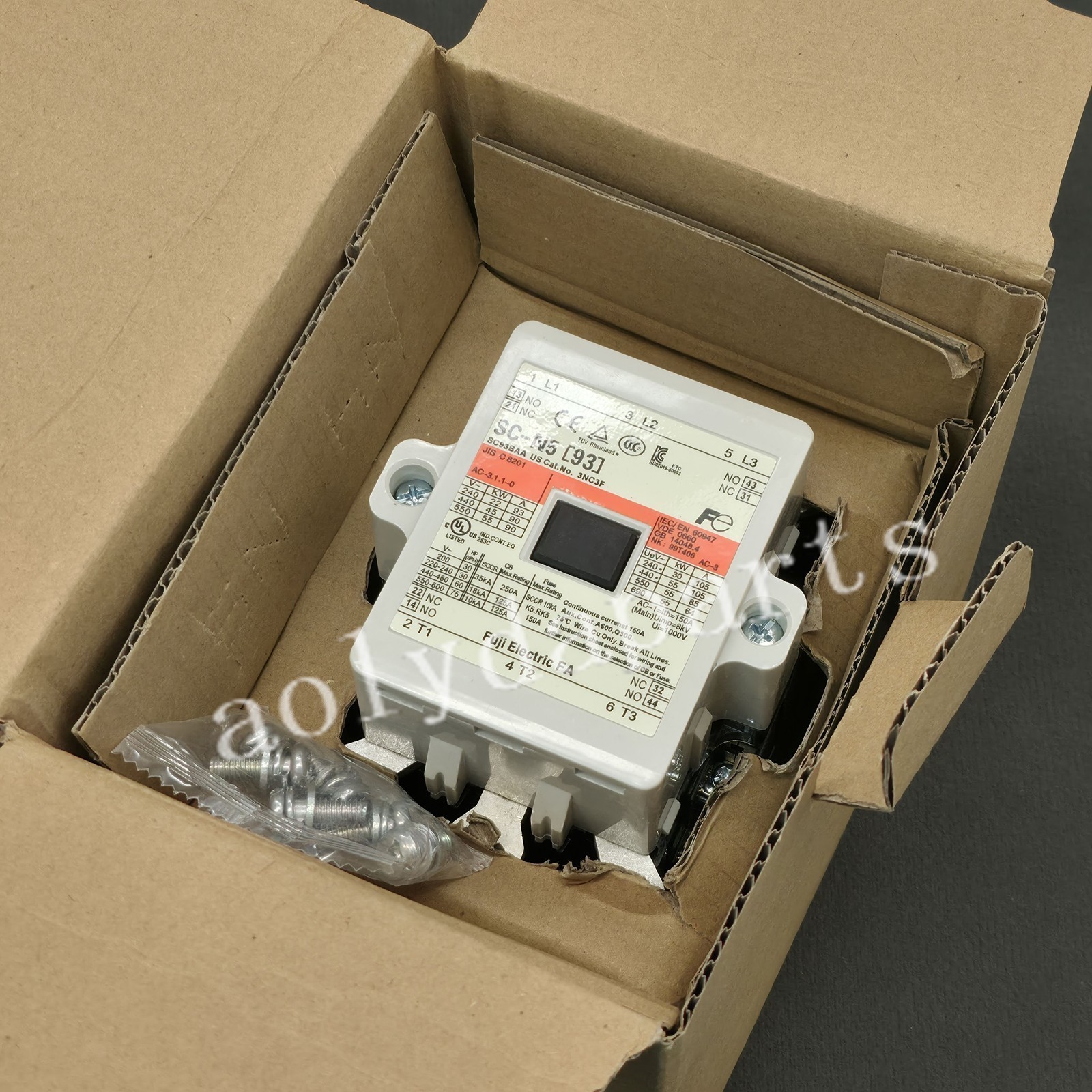 110V 120V AC Magnetic Contactor 3-Pole For Fuji SC-N5 SC-N5(93) Motor Starter