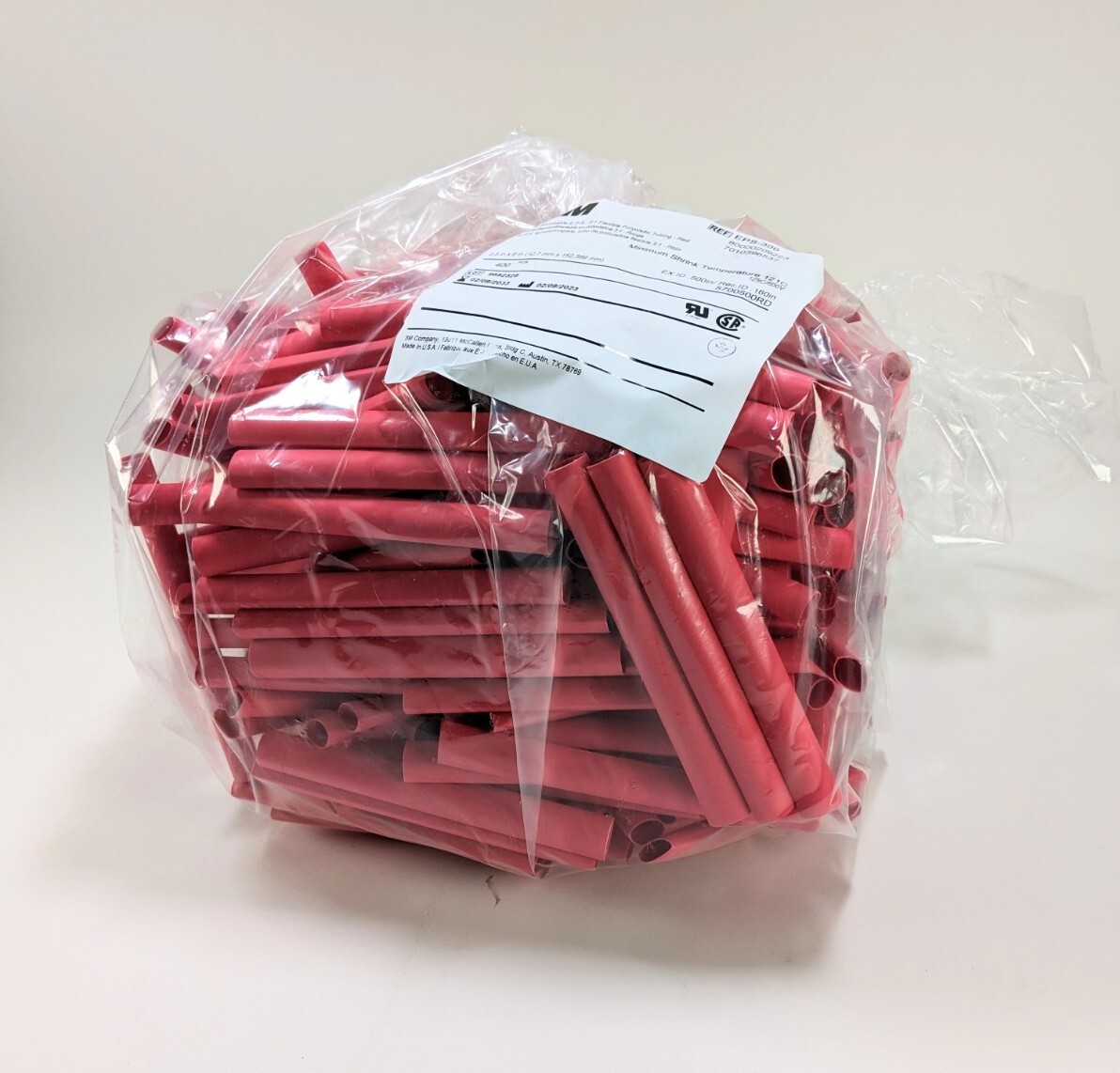 400 Count 3M 3:1 EPS300 Heat Shrink Polyolefin Tubing Adhesive Glue Lined 6″ .5″