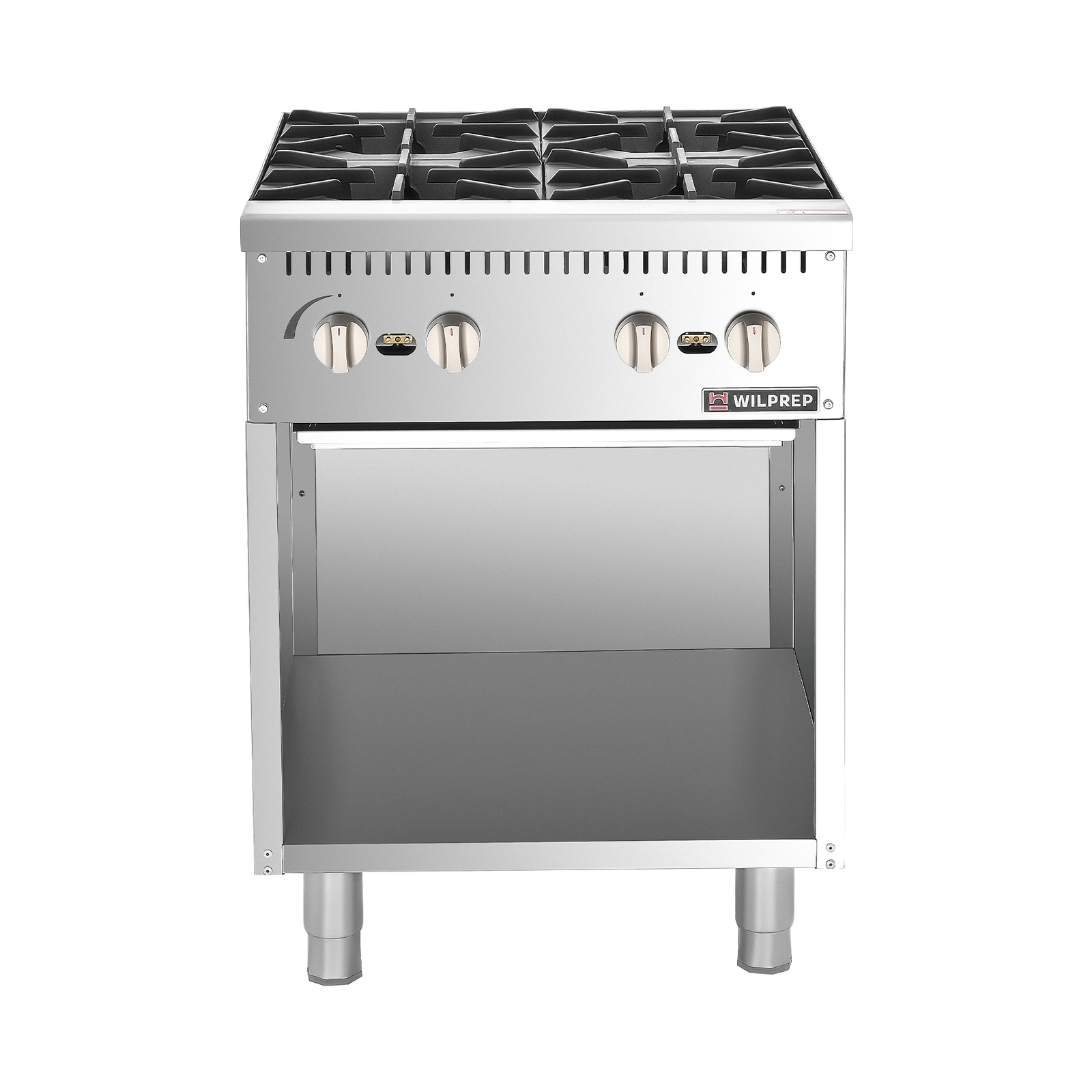 24″ Commercial Natural Gas Range 4 Burners Gas Stove Stainless Steel100000BTU