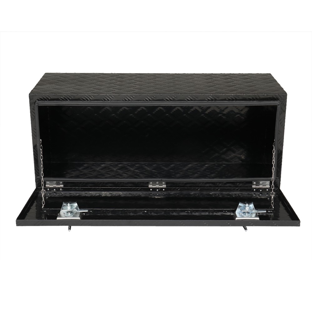 42″ Aluminum Under Body Toolbox 5 Bar Tread Black