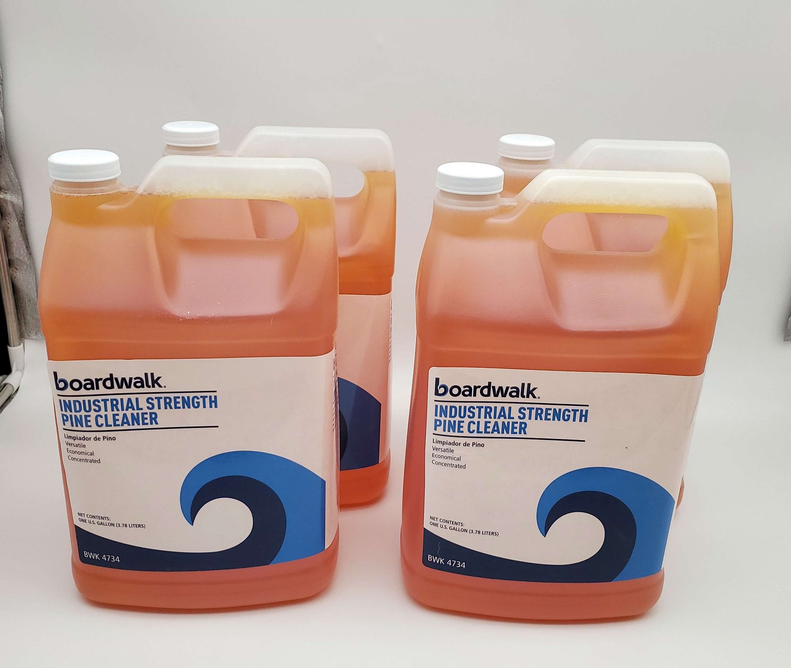 Boardwalk Industrial Strength Pine Cleaner 1 Gallon Bottles Case of 4 BWK4734