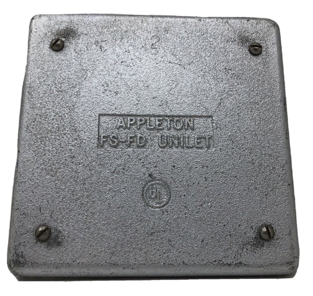 FSK-2B-CM APPLETON FLAT 2 GANG CAST MALLEABLE IRON ZINC BOX MOUNTING HORIZONTAL