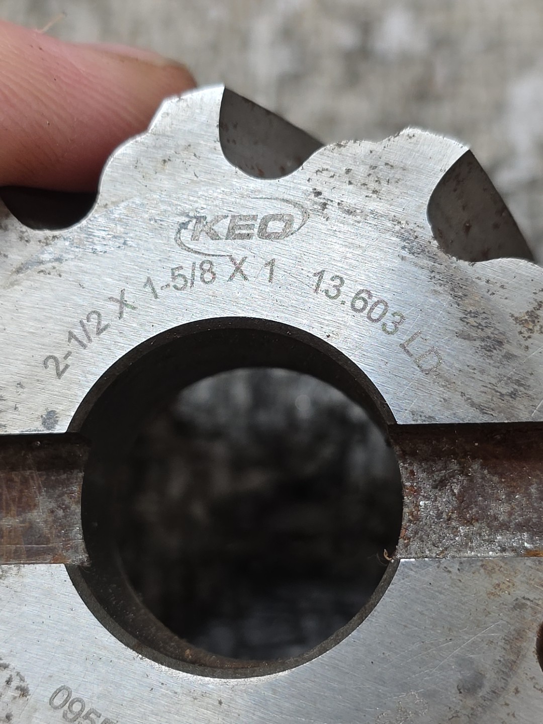 KEO 2.5 × 1.625″ M2 13.603 LD 10 Flute Shell Mill 1.0″ Arbor USED IN EX COND