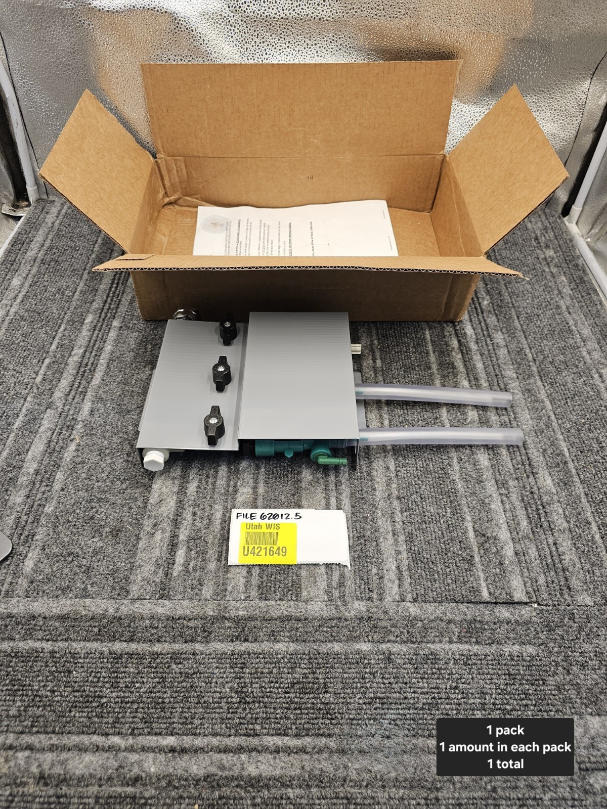 ECOLAB C&CLN 3VLV LLHS ASSY 3 Valve Chemical Cleaning Dispenser 9221-1785