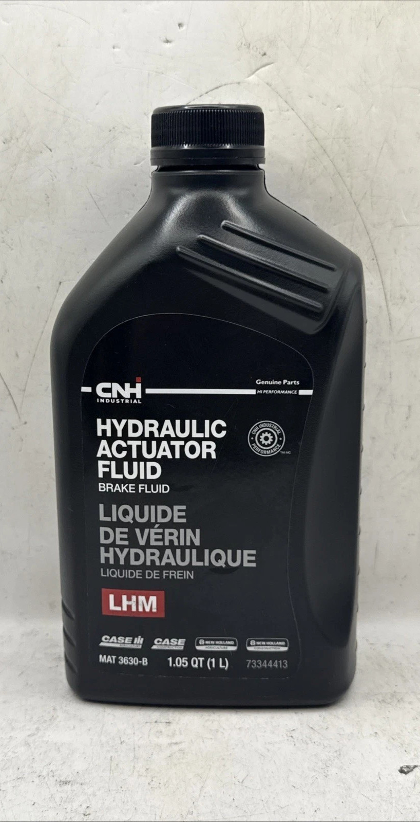(1 PACK) CNH Industrial 1L Hydraulic Actuator Fluid LHM Brake Fluid MAT 3630-B