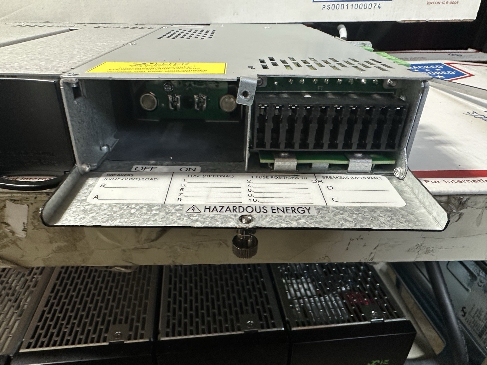 Flatpack S FPSF65I-ANS-VC 48V Basic 1U No LVBD+Controller+(2) 48/1000 HE