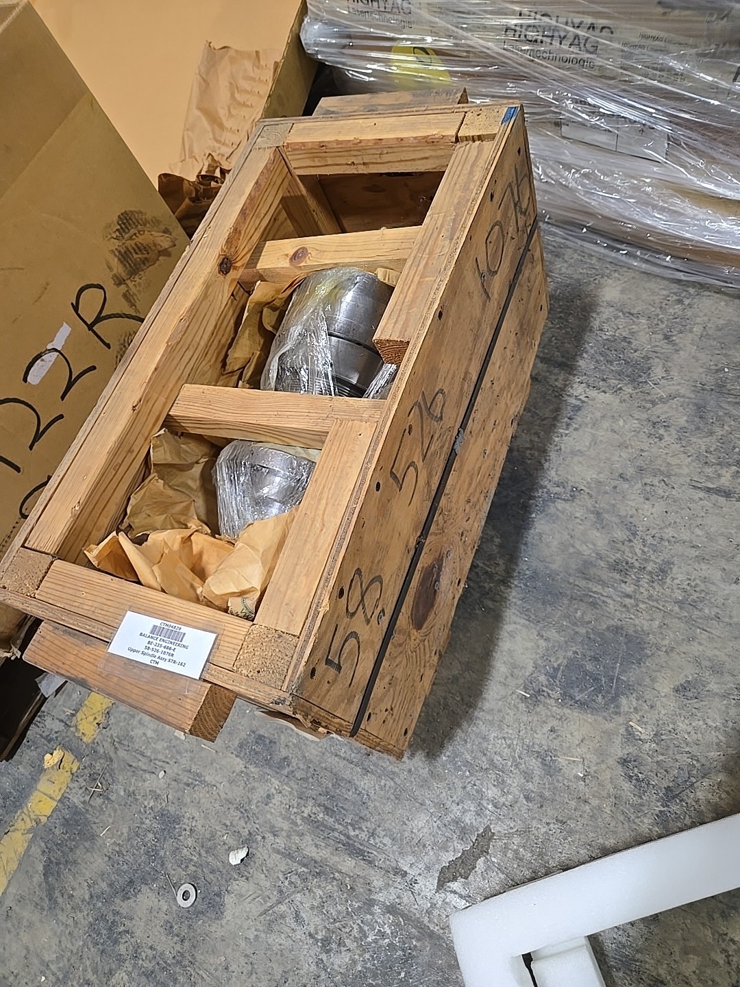 BALANCE ENGINEERING UPPER SPINDLE ASSY STR-162 , BE-235-686-E