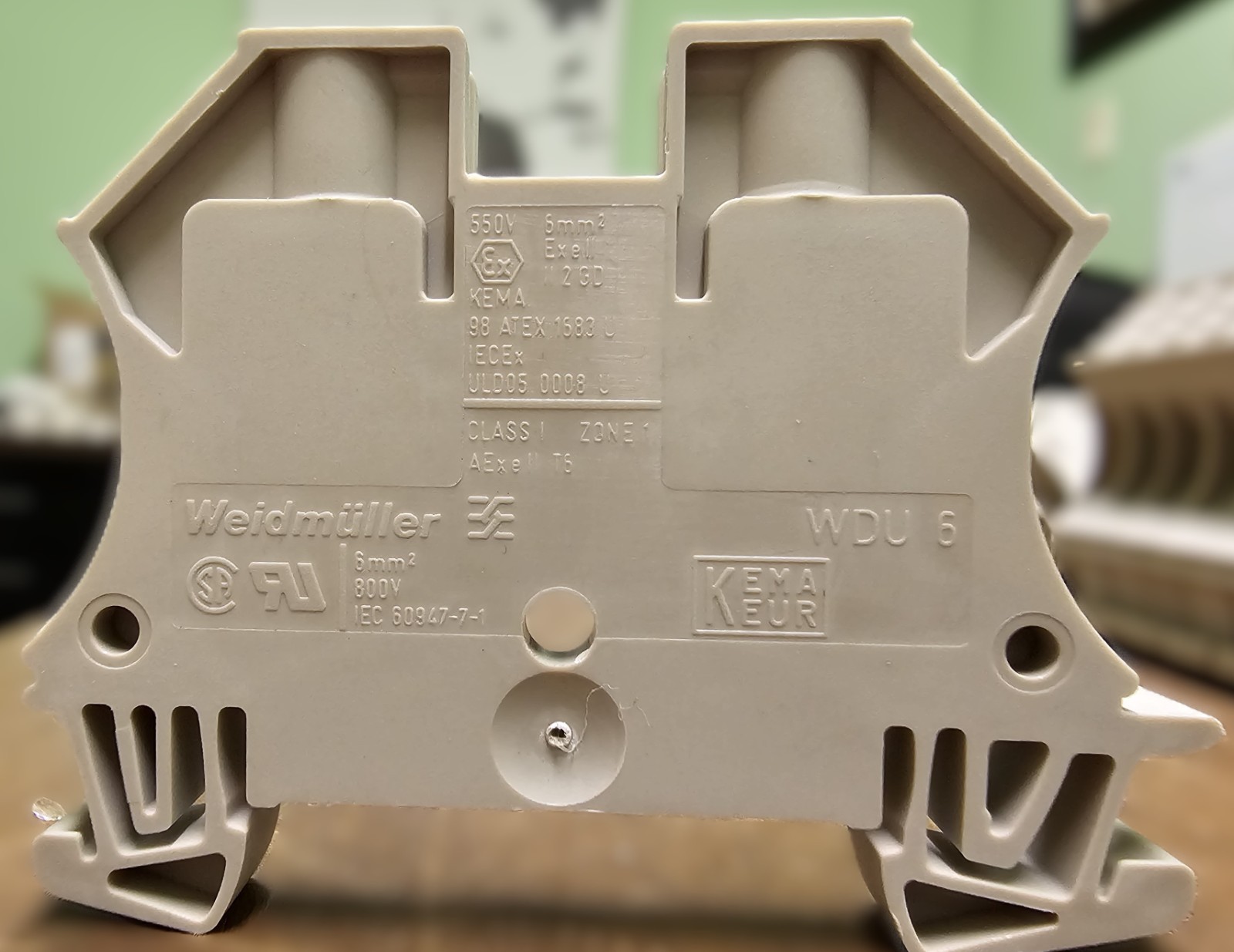 WEIDMULLER WDU 6 1020200000 Feed-through terminal, 6 mm² (lot of 87)