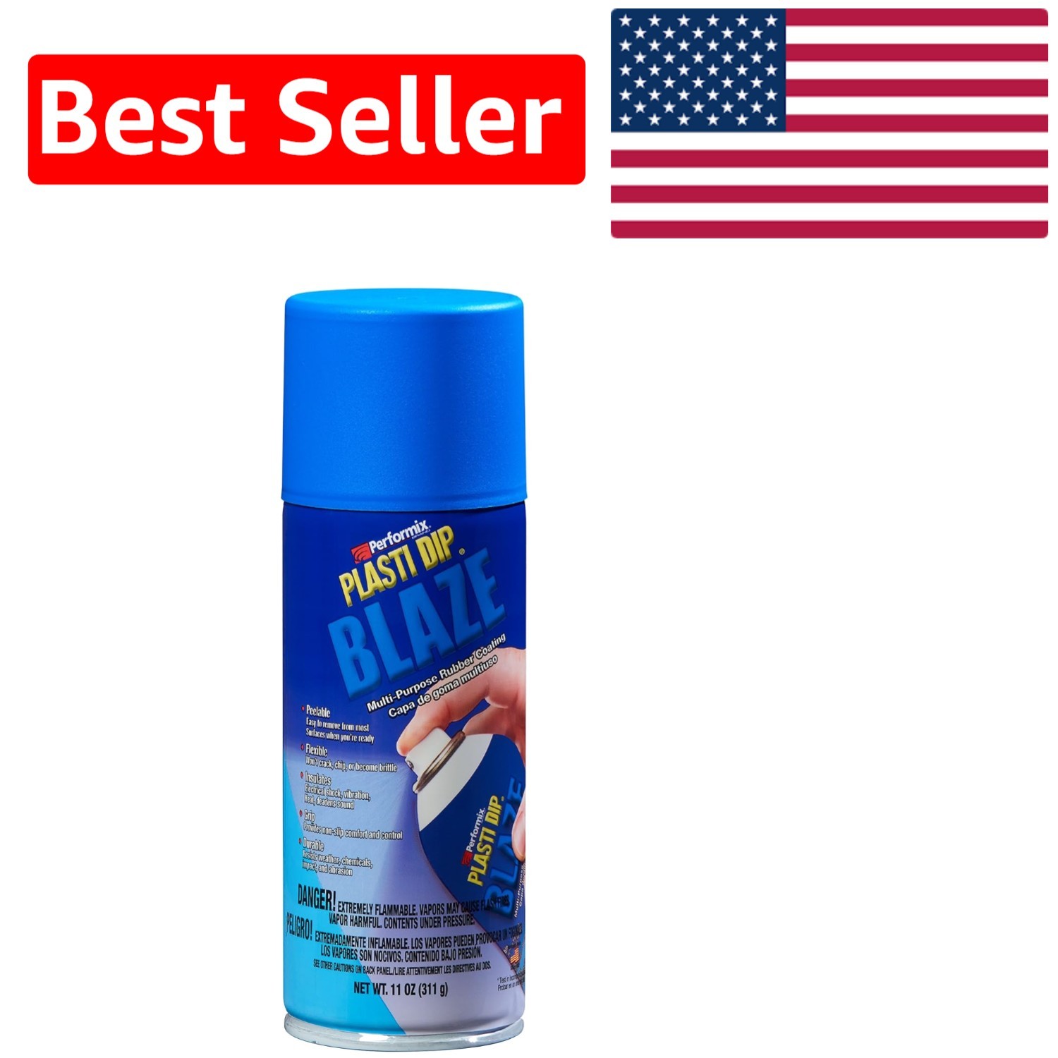 Vibrant Plasti Dip Blaze Blue 11oz – Flexible, Removable, and Moisture Resistant
