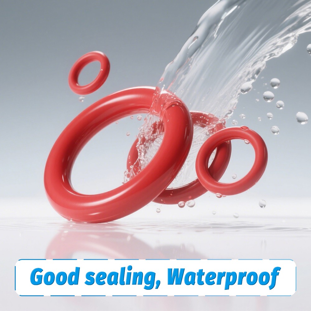 Silicone Rubber O Rings Metric Food Grade 3.5mm Cross Section 5mm-39mm ID O Ring
