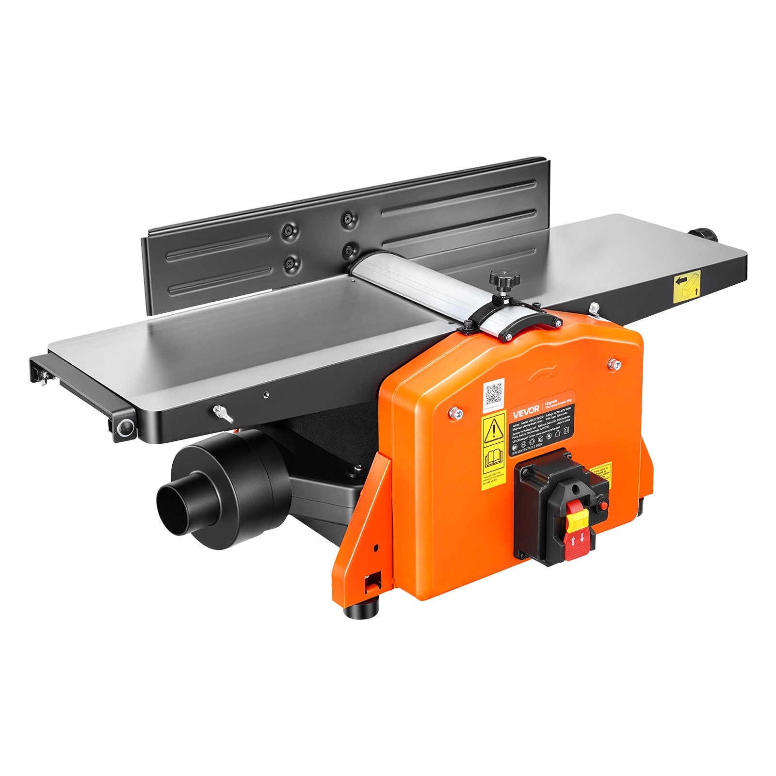 VEVOR Spiral Benchtop Jointer 8 Inch Bench Top Wood Jointer 8500 RPM Extendable
