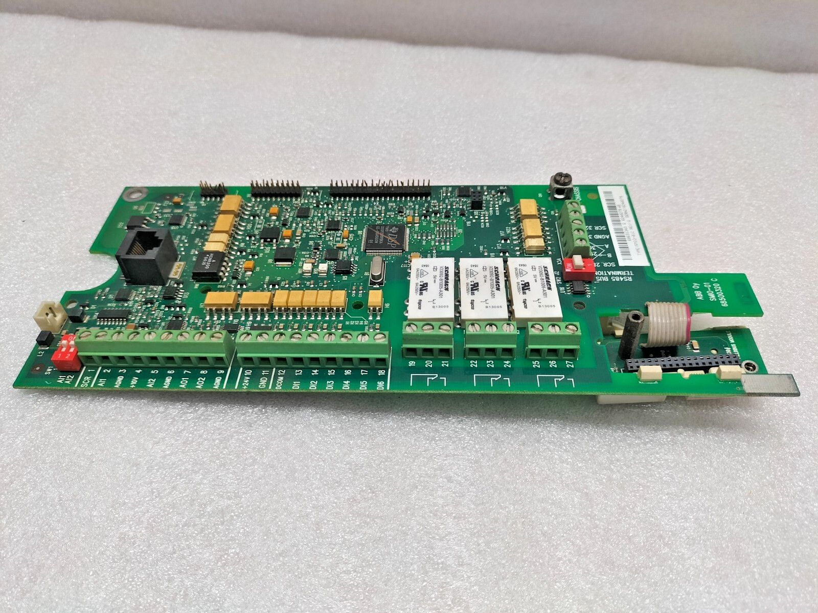 ABB SMIO-01C REV:G CONTROL BOARD 68500320C