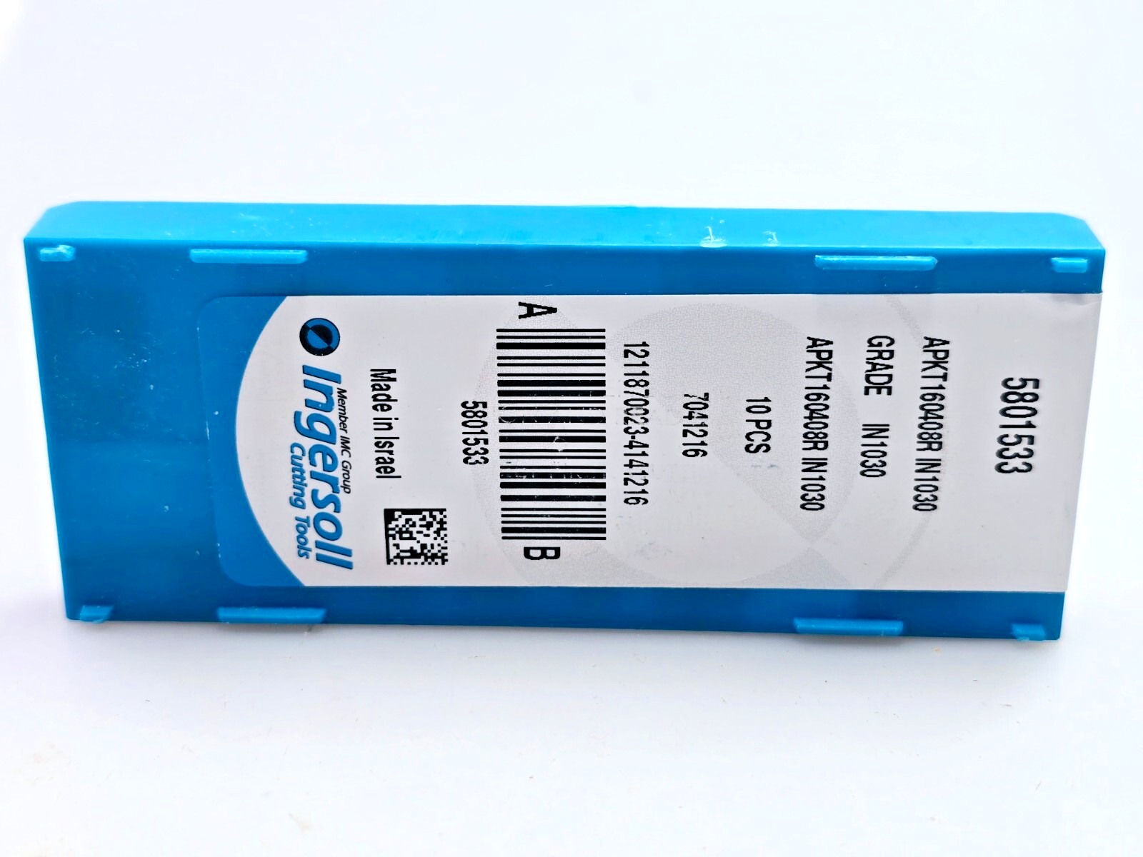 Ingersoll APKT 160408R IN1030 Carbide Milling Inserts (Box of 10)