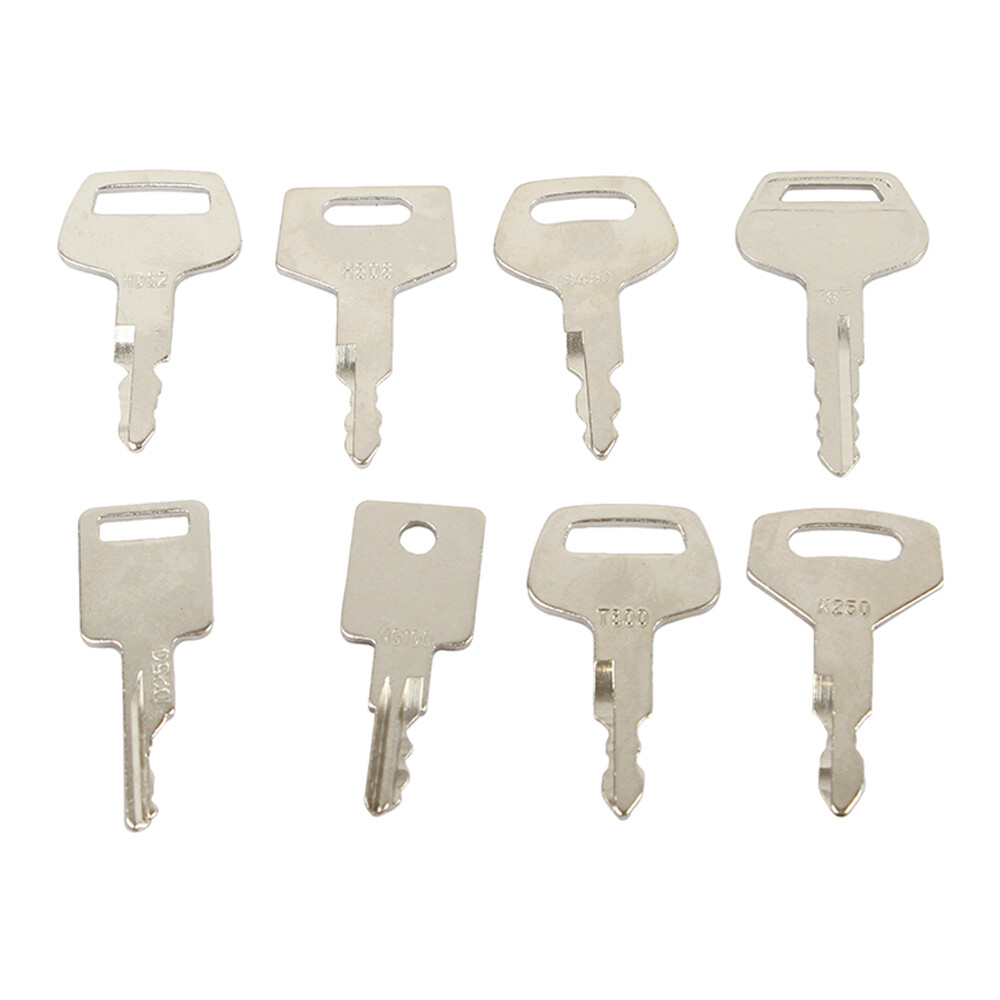 21 Keys Set For Case CAT Komatsu Bobcat Heavy Equipment Construction
