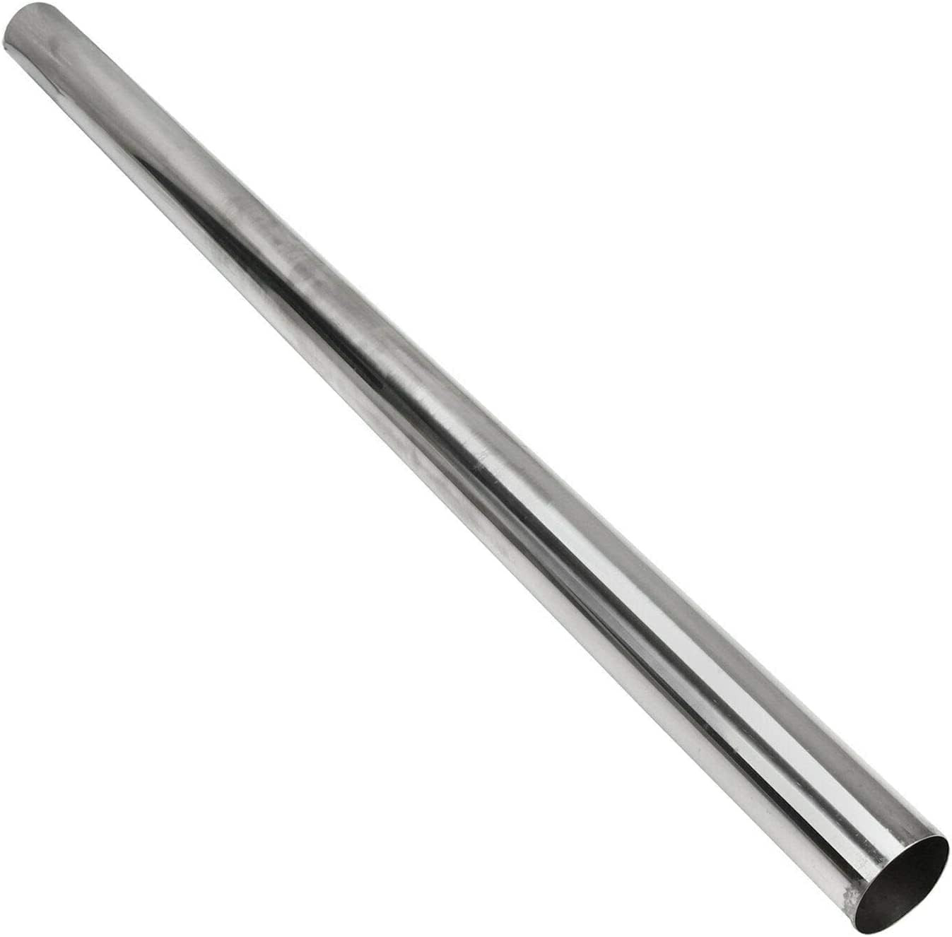 3.5 Inch Straight Pipe Stainless Steel T304 Tubing Piping 48 Inch Long 3.5″ OD T