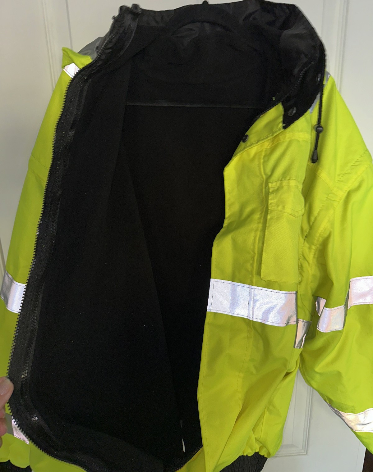 Occunomix High Visibility Saftey Work Bomber Jacket 3X LUX-TJBJ Hi Vis 3XL