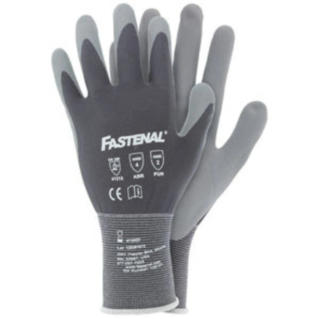 Fastenal 262LF Micro Foam Nitrile Breathable Palm Dip Glove- XS (6 prs)