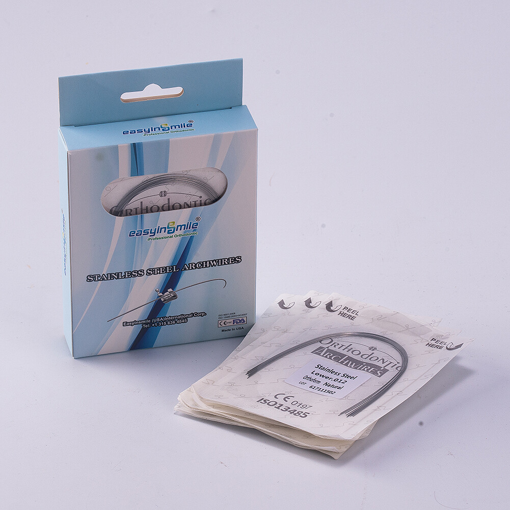 10Pack Dental Orthodontic Stainless Steel Arch Wire Ovoid Upper/Lower Teeth Wire