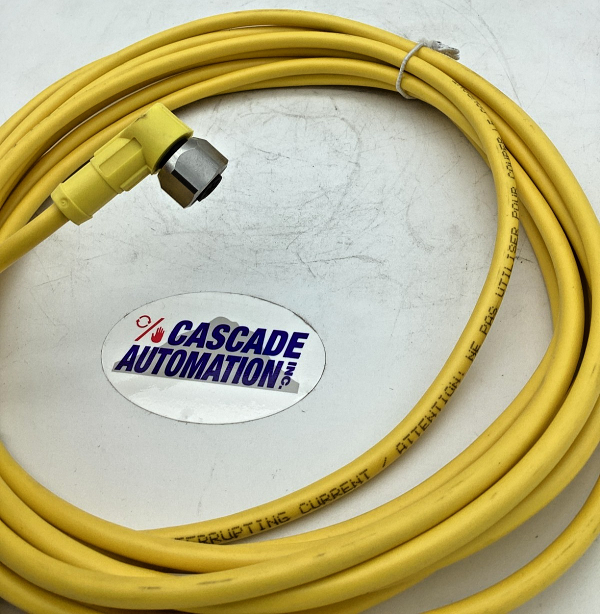 LOT OF 3 IFM EFECTOR E18209 SENSOR CABLE 1/2″ 3-PIN RIGHT ANGLE 5M (NOS)