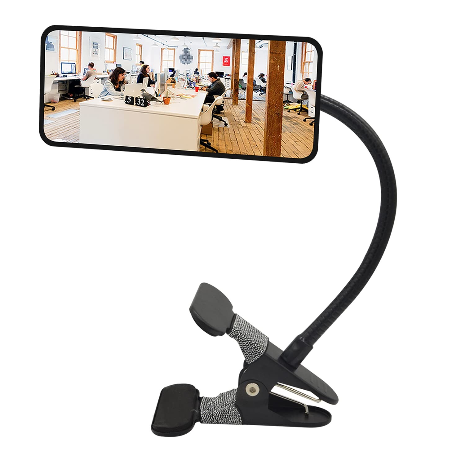 Acrylic Clip On Security Mirror 6.69″ x 2.95″ Rectangle – Flexible Convex
