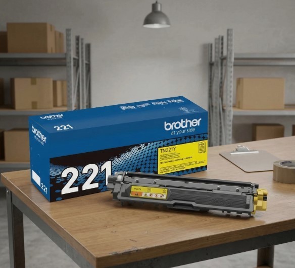 Genuine Brother TN221 Toner 4-Pack BK/C/M/Y HL-3170CDW MFC-9340CDW New