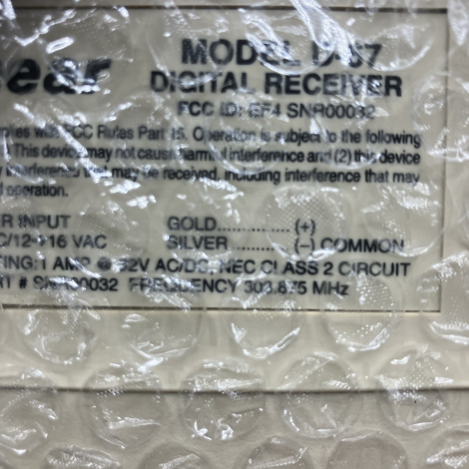 Linear D-67 Wireless Single Channel Digital Receiver Beige