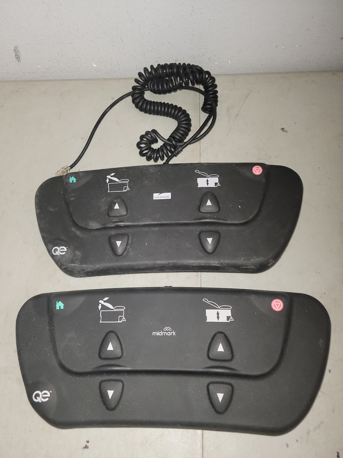 Lot Of 2 Midmark EXAM,Wireless Foot Control, One Wireless & 1 Wired