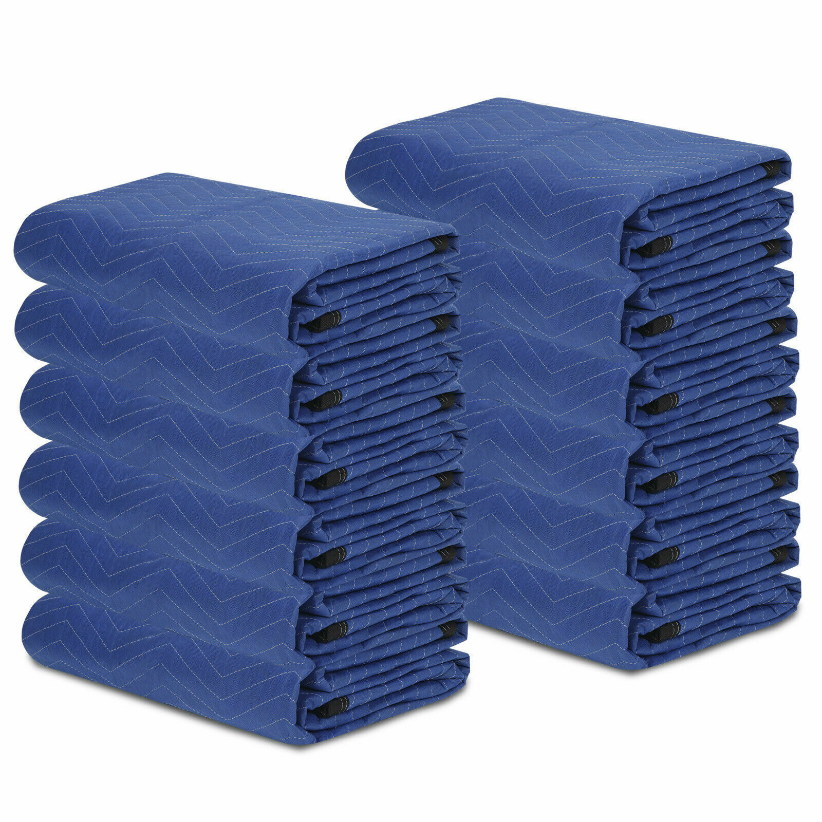 48 Pack Moving Blankets 80″ x 72″ (35 lb/dz) Quilted Shipping Furniture Pads