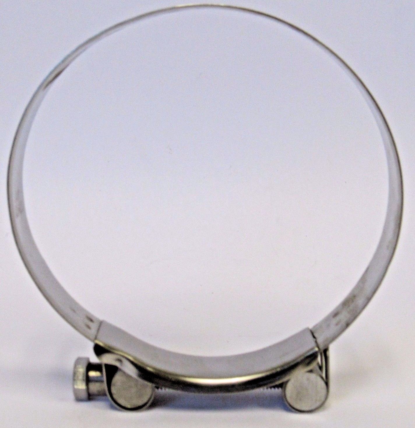 NEW (10) PACK 122-130 MM (4.8-5.12 IN) HD 304 STAINLESS STEEL T-BOLT HOSE CLAMP