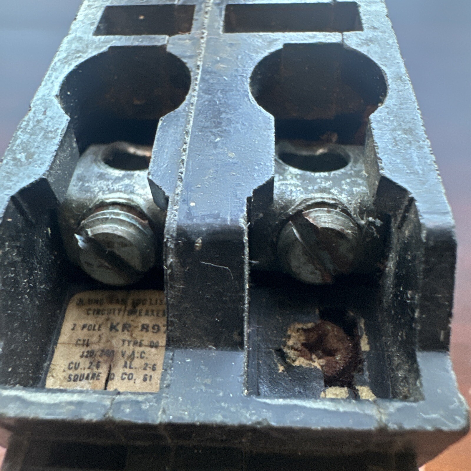 Square D QO260 60A 2-Pole Circuit Breaker 120/240 Vac Single-Phase