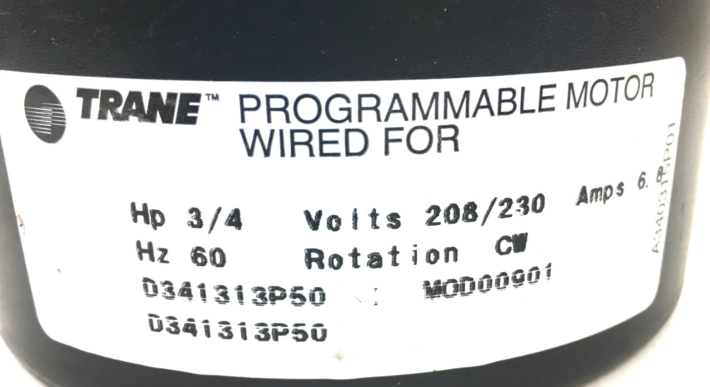 GE DG02 Module only 3/4 HP TRANE D341313P50 MOD00901 Rot. CW LE 230V used #Z746