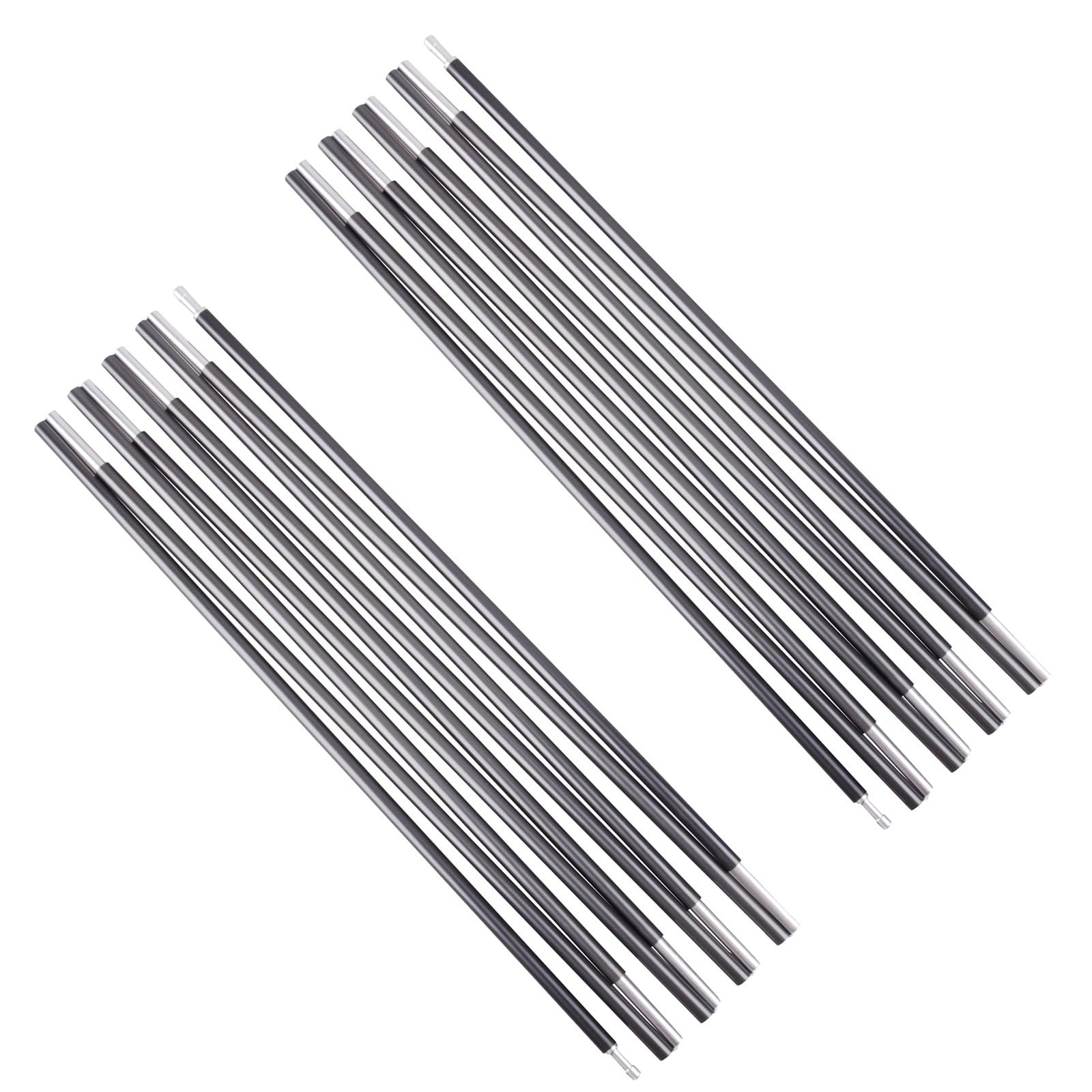 Aluminum Tent Poles Rod Replacement Lightweight Tent Repair Kit 7001 Series