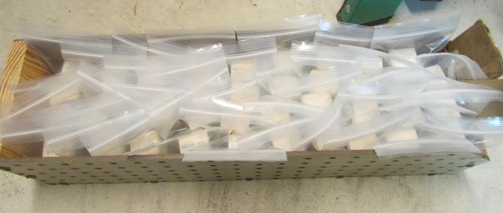 Line Seiki 3-Digit Resettable Magnetic Counters, MCH-3S, MCH3S 220VAC 0-999 New