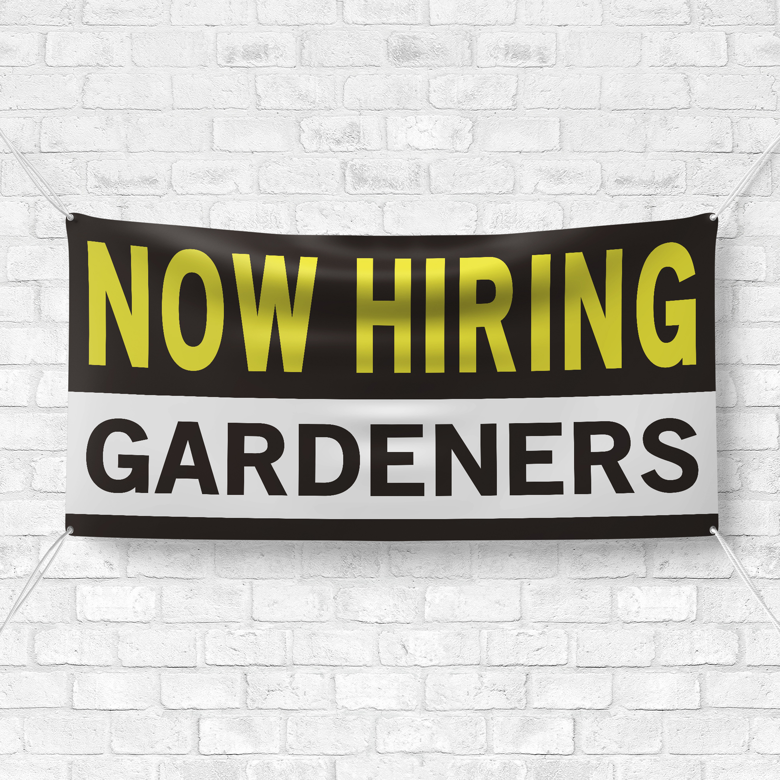 Now Hiring Gardeners 13 oz Heavy Duty Vinyl Banner Jobs Available Groundskeeper