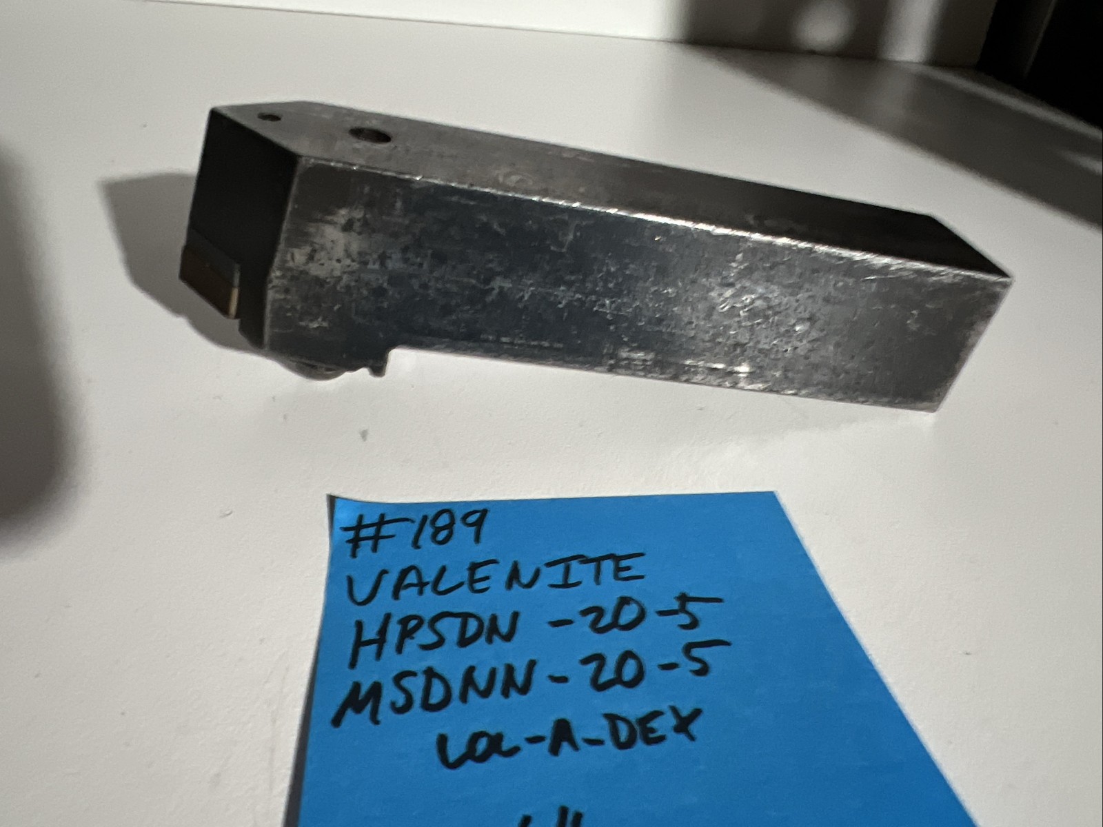 valenite HPSDN-20-5 Indexible Carbide Lathe Toolholder MSDNN 6”OAL 1.25Shank Cnc