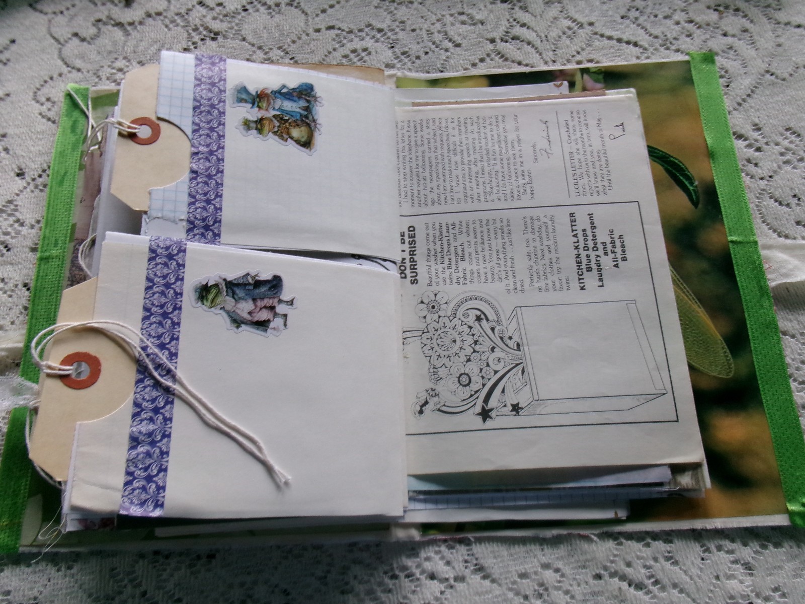JUNK JOURNAL SIZE 7″ X 10″ APPROX. 120 PAGES